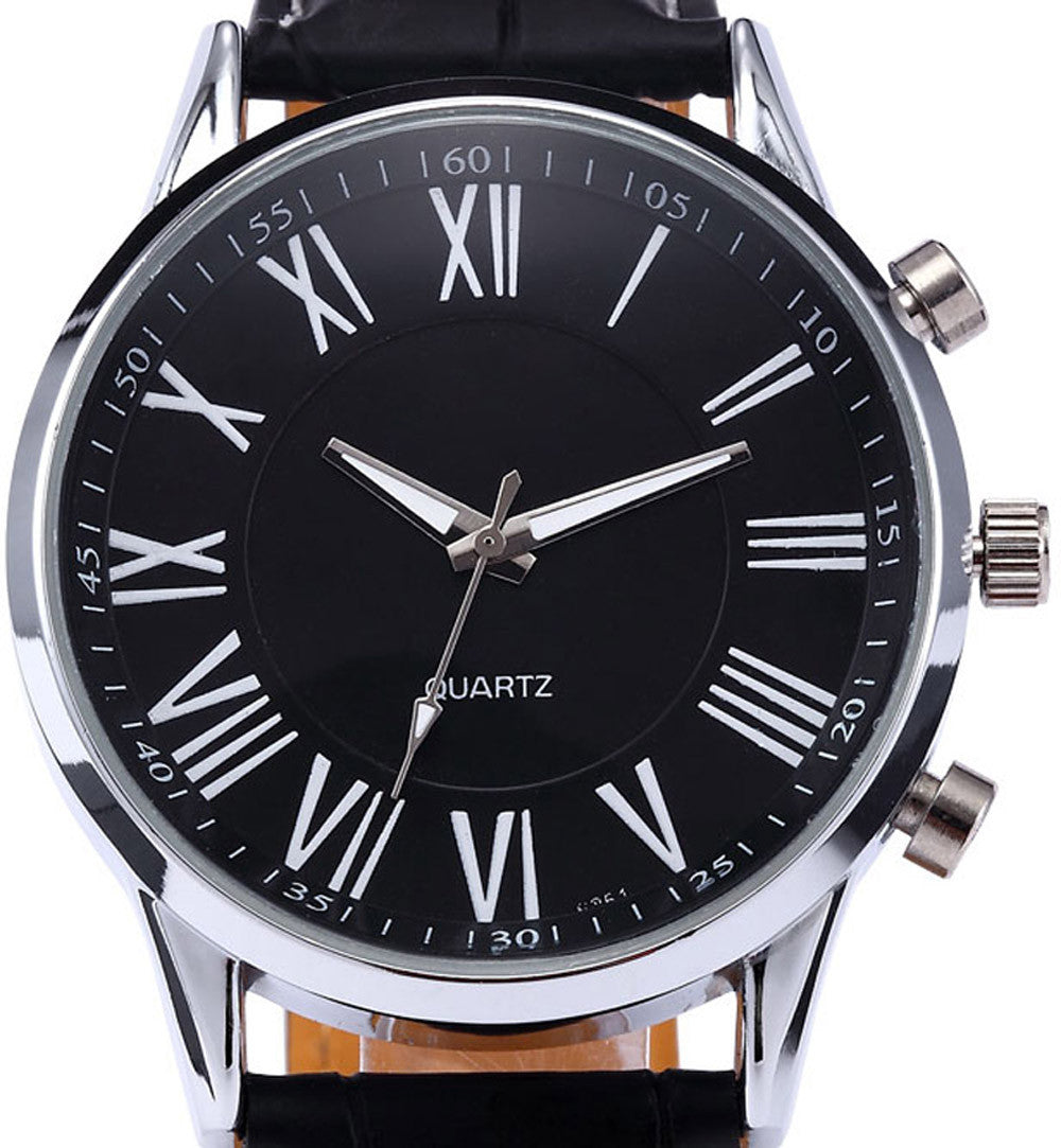 Luxury Men's Watch Stainless steel Analog Quartz Mens Wrist Watch Business Casual Watches for man relojes de hombre