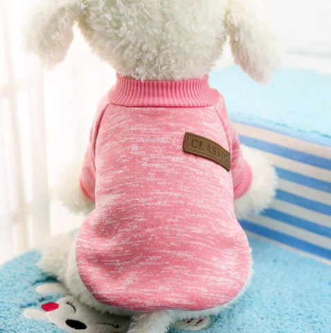 Dog Clothes For Small Dogs Soft Pet Dog Sweater Clothing For Dog Winter Chihuahua Clothes Classic Pet Outfit Ropa Perro 15S1