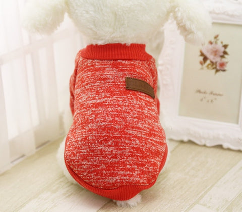 Dog Clothes For Small Dogs Soft Pet Dog Sweater Clothing For Dog Winter Chihuahua Clothes Classic Pet Outfit Ropa Perro 15S1