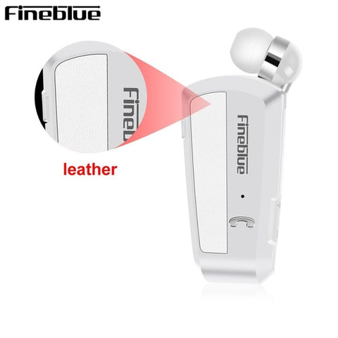 Fineblue F990 Newest Wireless business Bluetooth Headset Sport Driver Earphone Telescopic Clip on stereo earbud Vibration Luxury
