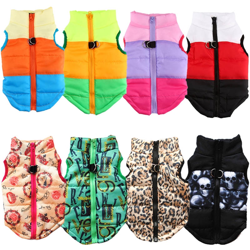 Warm Dog Clothes For Small Dog Windproof Winter Pet Dog Coat Jacket Padded Clothes Puppy Outfit Vest Yorkies Chihuahua Clothes