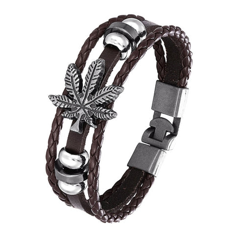 2020 New Handmade Retro Woven Charm Leather Bracelet Men Vintage Multilayer Bangles Scorpion Men Jewelry Pulseira Feminina TZ611