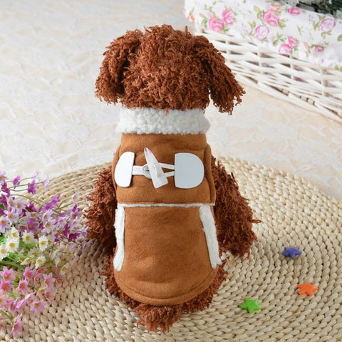 Pet Dog Cat Winter Clothes Coat Apparel Puppy Warm Motorcycle Vest Costume Clothing for Small Dog Chihuahua Abrigo
