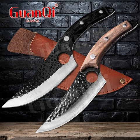 Handmade Stainless Steel Kitchen Boning Knife Fishing Knife Meat Cleaver Butcher Knife Chef Kitchen Knives Forged In Fire Knives