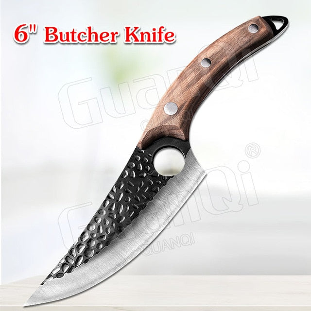 Handmade Stainless Steel Kitchen Boning Knife Fishing Knife Meat Cleaver Butcher Knife Chef Kitchen Knives Forged In Fire Knives