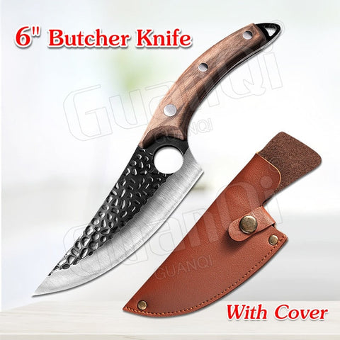 Handmade Stainless Steel Kitchen Boning Knife Fishing Knife Meat Cleaver Butcher Knife Chef Kitchen Knives Forged In Fire Knives