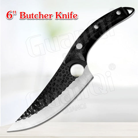 Handmade Stainless Steel Kitchen Boning Knife Fishing Knife Meat Cleaver Butcher Knife Chef Kitchen Knives Forged In Fire Knives