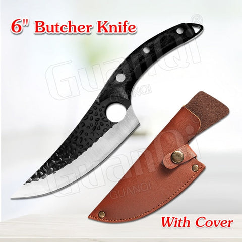 Handmade Stainless Steel Kitchen Boning Knife Fishing Knife Meat Cleaver Butcher Knife Chef Kitchen Knives Forged In Fire Knives