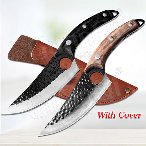 Handmade Stainless Steel Kitchen Boning Knife Fishing Knife Meat Cleaver Butcher Knife Chef Kitchen Knives Forged In Fire Knives