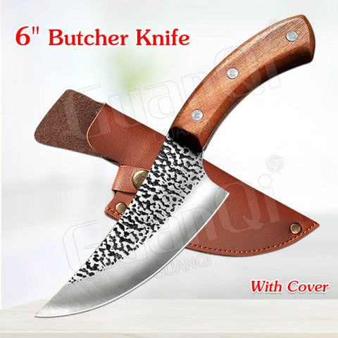 Handmade Stainless Steel Kitchen Boning Knife Fishing Knife Meat Cleaver Butcher Knife Chef Kitchen Knives Forged In Fire Knives