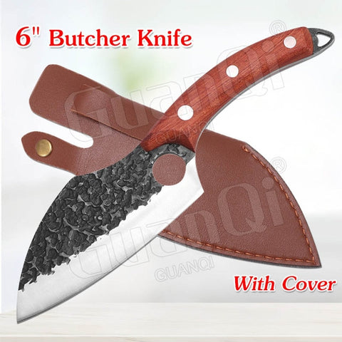 Handmade Stainless Steel Kitchen Boning Knife Fishing Knife Meat Cleaver Butcher Knife Chef Kitchen Knives Forged In Fire Knives