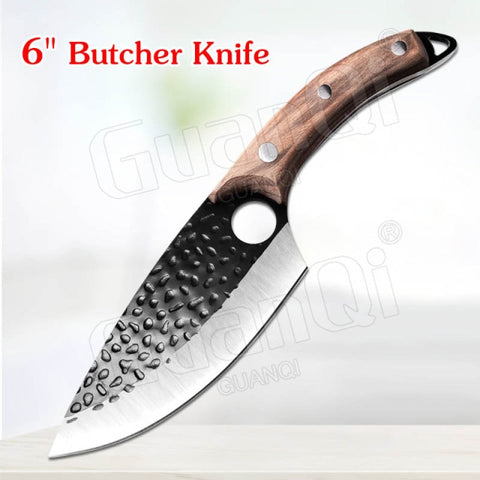 Handmade Stainless Steel Kitchen Boning Knife Fishing Knife Meat Cleaver Butcher Knife Chef Kitchen Knives Forged In Fire Knives