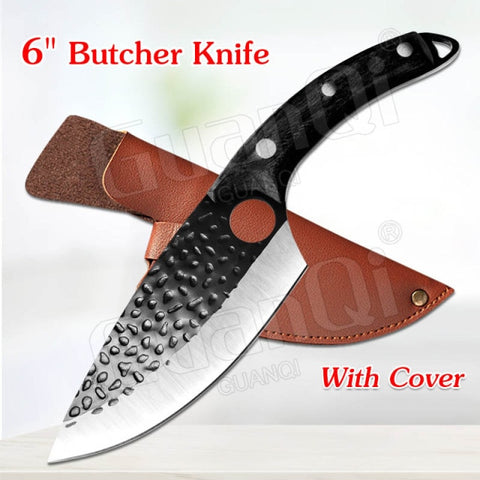 Handmade Stainless Steel Kitchen Boning Knife Fishing Knife Meat Cleaver Butcher Knife Chef Kitchen Knives Forged In Fire Knives