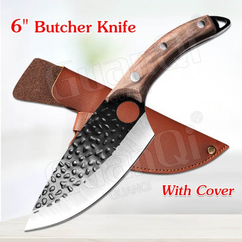 Handmade Stainless Steel Kitchen Boning Knife Fishing Knife Meat Cleaver Butcher Knife Chef Kitchen Knives Forged In Fire Knives