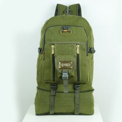 50L large Capacity Outdoor Sports Backpack Top Quality Canvas Travel Rucksack Heavy Duty Bag Mountaineering BackPack Molle Bags