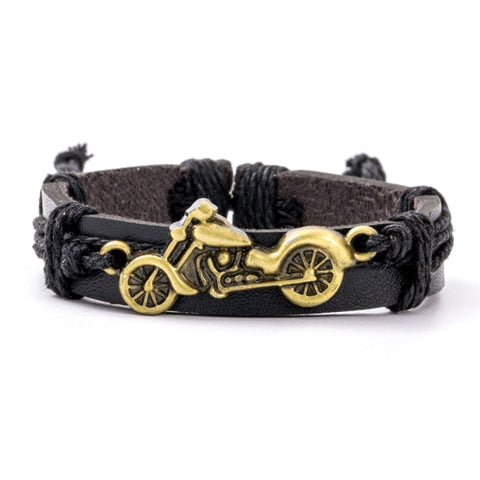 40 Style Vintage 2021 Leather Bracelets for Men Punk Black Brown Single layer Men's Stackable Bracelet Bangles Adjustable Jewelr