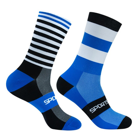 Professional Team Cycling Socks Knee-high MTB Bike Socks High Quality Outdoor Sports Sock Running Socks Basketball Socks