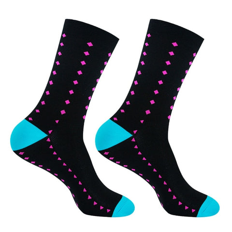 Professional Team Cycling Socks Knee-high MTB Bike Socks High Quality Outdoor Sports Sock Running Socks Basketball Socks