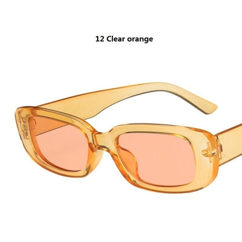 Small Rectangle Sunglasses Women Oval Vintage Brand Designer Square Sun Glasses For Women Shades Female Eyewear Anti-glare UV400