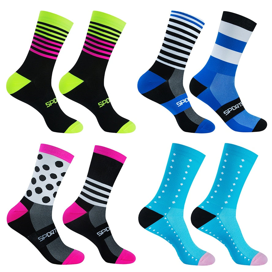 2021 Team Cycling Socks Professional Sports Bike Socks High Quality Running Socks Basketball Socks Many Colors