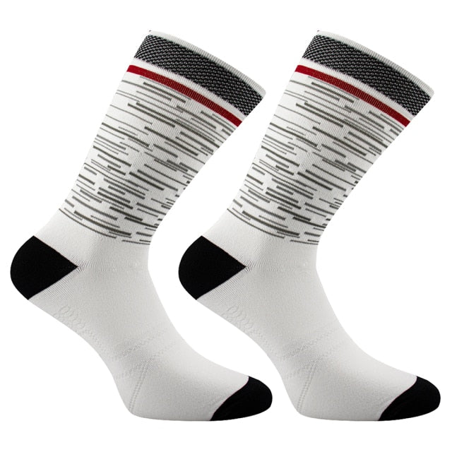 Professional Team Cycling Socks Knee-high MTB Bike Socks High Quality Outdoor Sports Sock Running Socks Basketball Socks