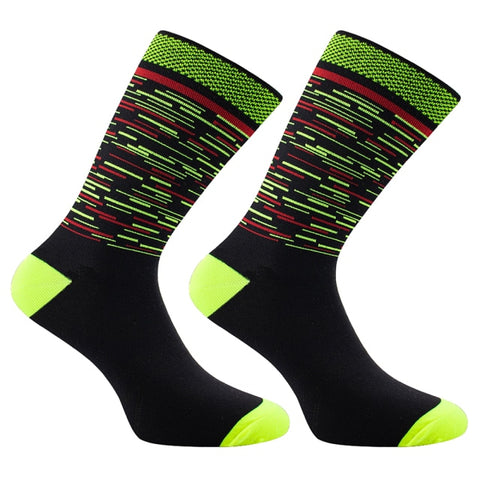 Professional Team Cycling Socks Knee-high MTB Bike Socks High Quality Outdoor Sports Sock Running Socks Basketball Socks