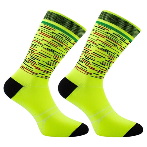 Professional Team Cycling Socks Knee-high MTB Bike Socks High Quality Outdoor Sports Sock Running Socks Basketball Socks