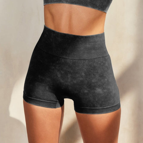 Sport Set Women Seamless Yoga Set Sports Bra Long Sleeve Crop Top Sports Top Gym Leggings Yoga Shorts Workout Clothes For Women