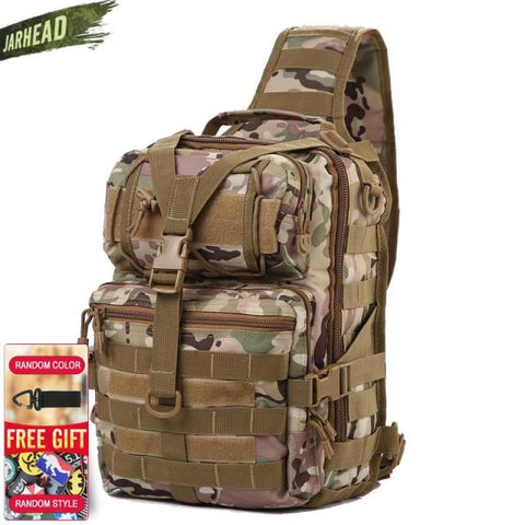 Military Tactical Assault Pack Sling Backpack 900D Army Molle Waterproof EDC Rucksack Bag for Outdoor Hiking Camping Hunting 20L
