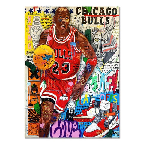 Graffiti Art Poster Famous Star Decorative Paintings on The Wall Canvas Posters and Prints Picture for Living Room Home Decor