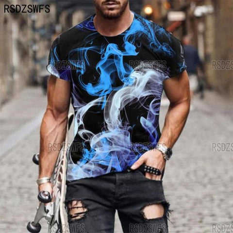 Horrible Skull Spades Poker T-Shirt Casual Men Summer 3D-Print Extra-Large T-Shirt 2021 Comfort Breathable T-Shirt Tops 110-5XL