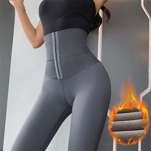 Fitness High Waisted Gym Yoga Pants with abs belly Corset support- Seamless Leggings- Running pants - Sportswear - Training Tights