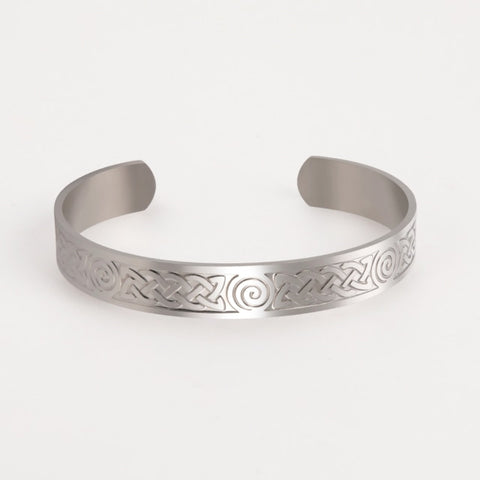 Dawapara Irish Knot Celtic Viking Bangles Stainless Steel Women Men Jewelry Friendship Love Protection Amulet Cuff Bracelet