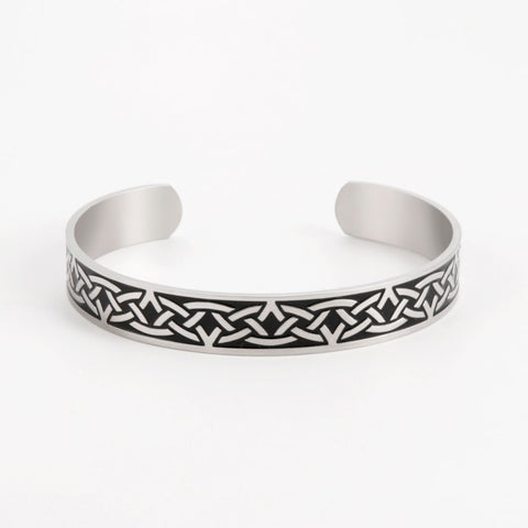 Dawapara Irish Knot Celtic Viking Bangles Stainless Steel Women Men Jewelry Friendship Love Protection Amulet Cuff Bracelet