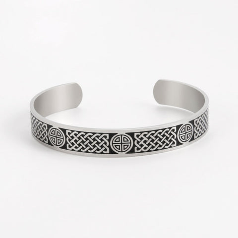 Dawapara Irish Knot Celtic Viking Bangles Stainless Steel Women Men Jewelry Friendship Love Protection Amulet Cuff Bracelet