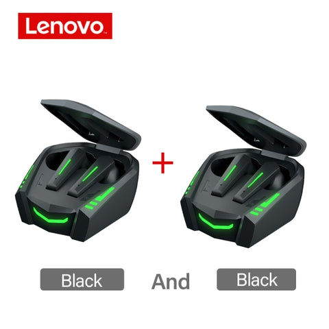 Lenovo XT80  Bluetooth 5.1 Headphones Low Latency Wireless Gaming Earphone TWS Stereo Headset Long Battery Life Earbuds With Mic