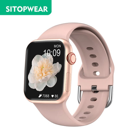 SitopWear Smart Watch 2022 Wireless Charging Smartwatch Bluetooth Calls Watches Men Women Fitness Bracelet Custom Watch Face