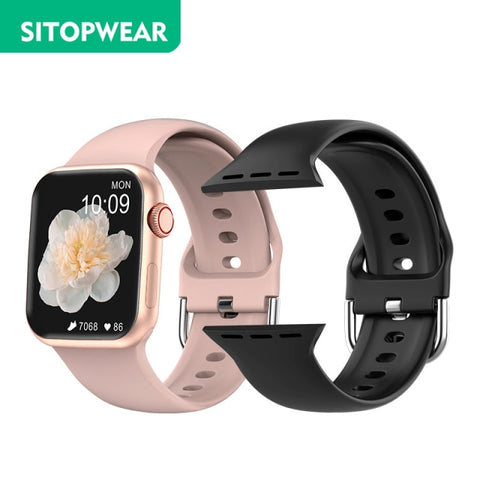 SitopWear Smart Watch 2022 Wireless Charging Smartwatch Bluetooth Calls Watches Men Women Fitness Bracelet Custom Watch Face