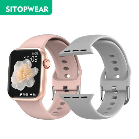 SitopWear Smart Watch 2022 Wireless Charging Smartwatch Bluetooth Calls Watches Men Women Fitness Bracelet Custom Watch Face