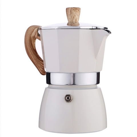 Aluminum Italian Moka Espresso Coffee Maker Percolators Stove Top Pot 3/6 cup 150/300ML Kitchen Tools Stovetop Maker