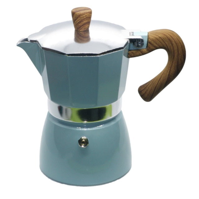 Aluminum Italian Moka Espresso Coffee Maker Percolators Stove Top Pot 3/6 cup 150/300ML Kitchen Tools Stovetop Maker