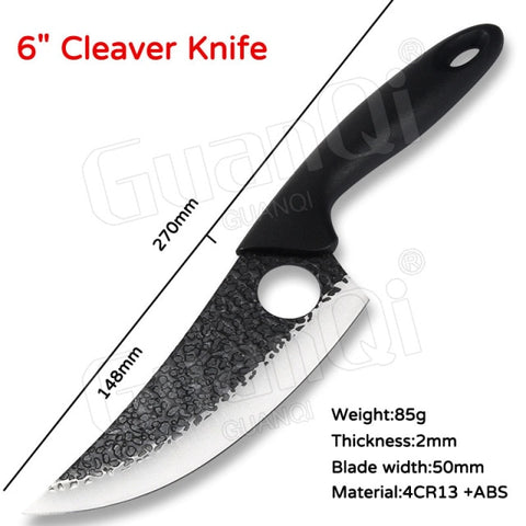 Handmade Stainless Steel Kitchen Boning Knife Fishing Knife Meat Cleaver Butcher Knife Chef Kitchen Knives Forged In Fire Knives