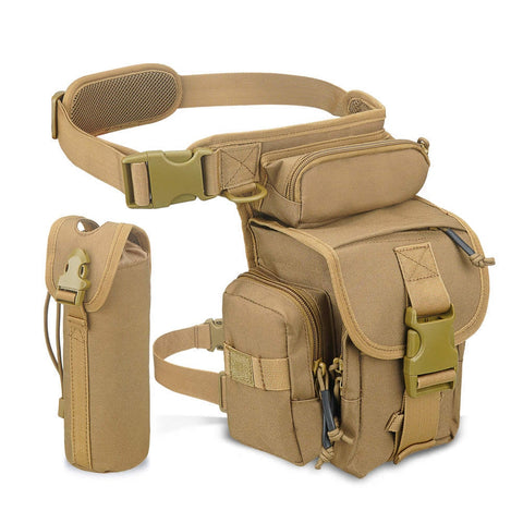 Drop Leg Bag for Men Military Tactical Thigh Pack Pouch Multifunctional Tactical Package Outdoor Hiking Thigh Bag