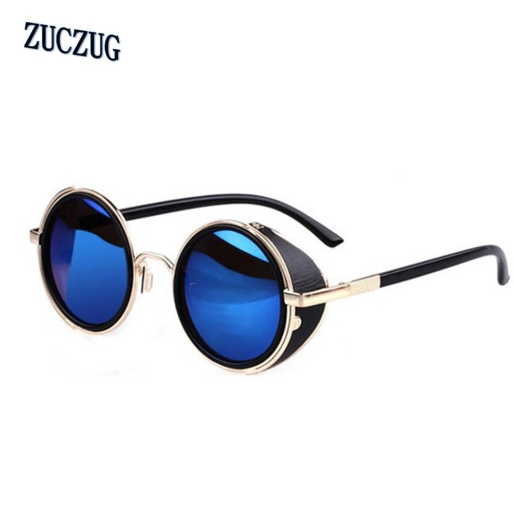 New Fashion Gothic Steam Punk Glasses Brand Designer Vintage Summer Women Men Steampunk Sunglasses Oculos de sol