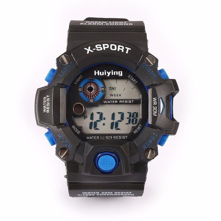 Men's Quartz Digital Sports Watches LED Military Waterproof Wristwatche