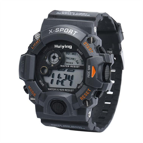 Men's Quartz Digital Sports Watches LED Military Waterproof Wristwatche