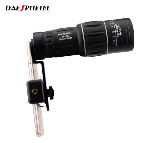 High Definition Telescope 16x52 with Dual Focus