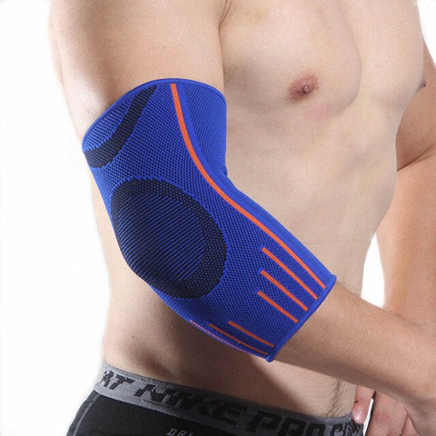 1Pcs Elbow Support Sleeve Elbow Protector Weightlifting Volleyball Tennis Arm Brace Elbows Pads Protector Basketball Running Pad
