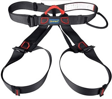 Xinda Professional Outdoor Sports Safety Belt Rock Climbing Harness Waist Support Half Body Harness Aerial Survival Equipment