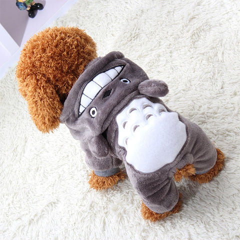 Warm Dog Clothes For Small Dogs Soft Winter Pet Clothing For Dog Clothes Winter Chihuahua Clothes Cartoon Pet Outfit 27S1